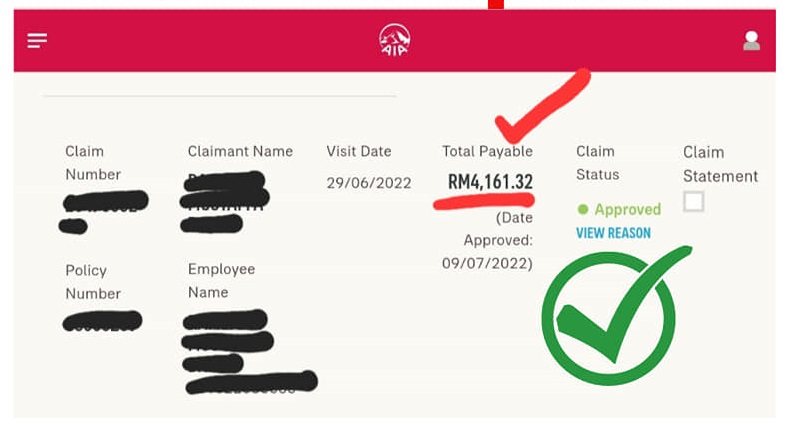 AIA Dengue Claim malaysia aia medical claim in johor bahru jb